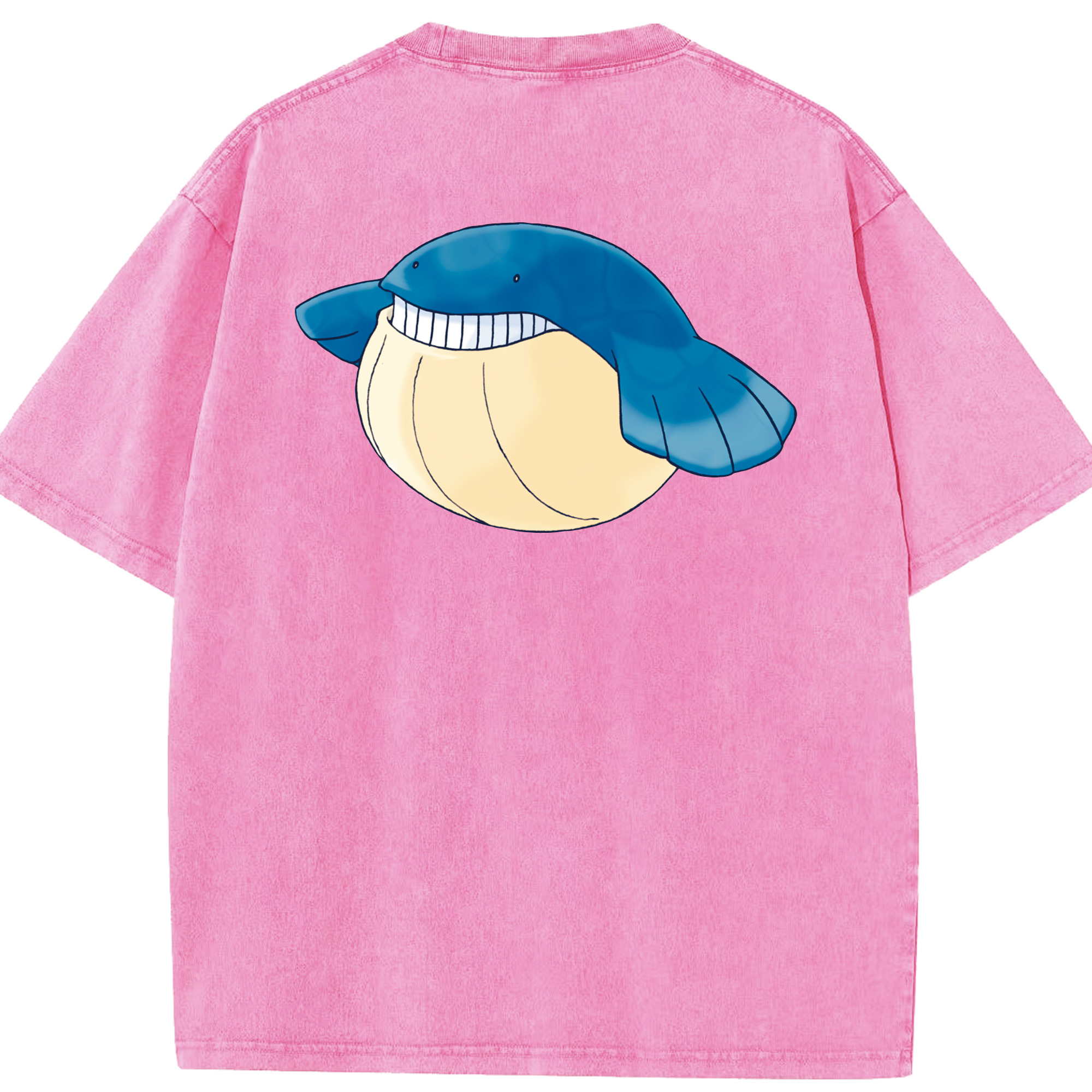 （画像用） ポケットモンスター Pokémon 綿100% ヴィンテージ風 半袖Tシャツ（背面プリント）